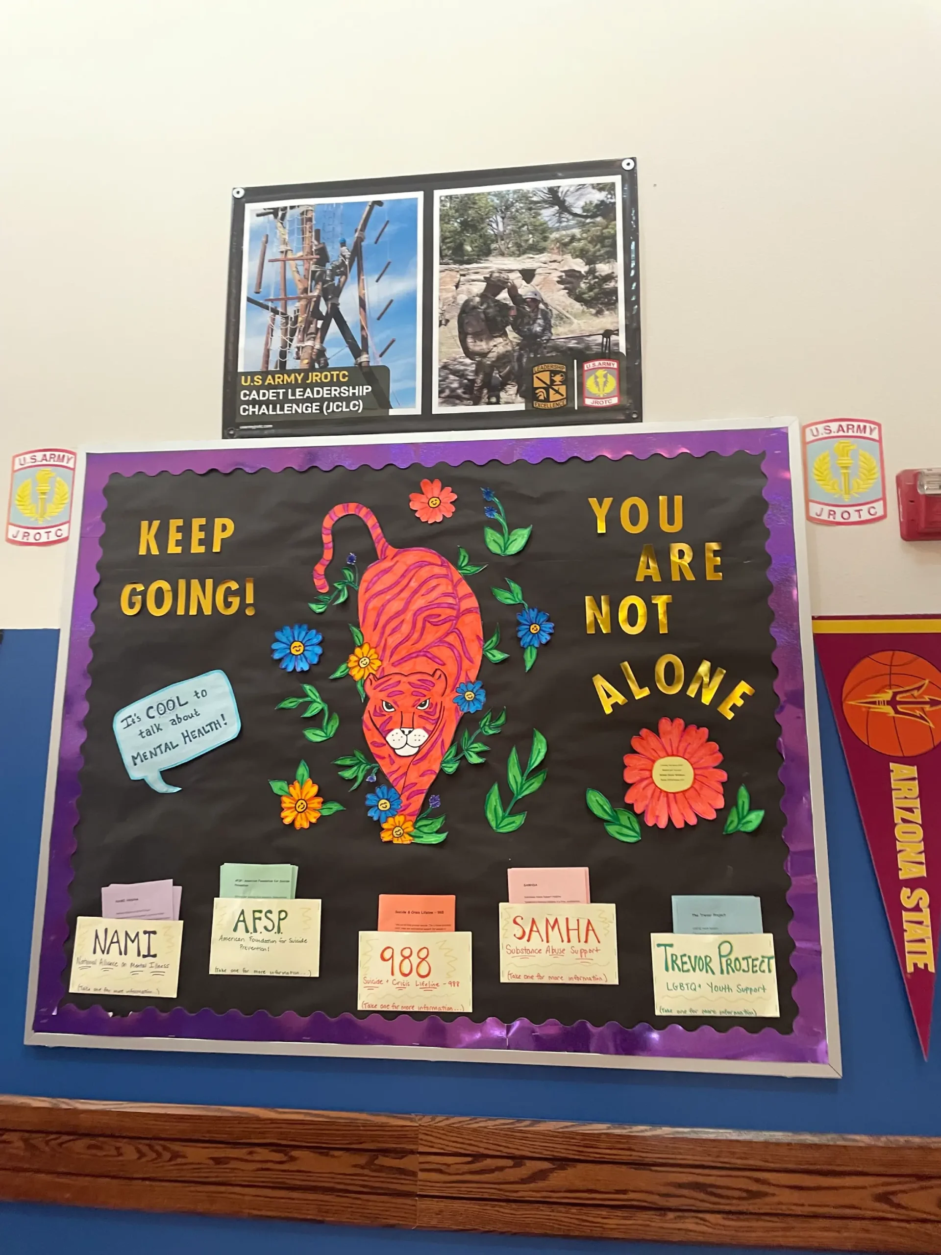 Bulletin Board in September to promote mental<br />
health resources.