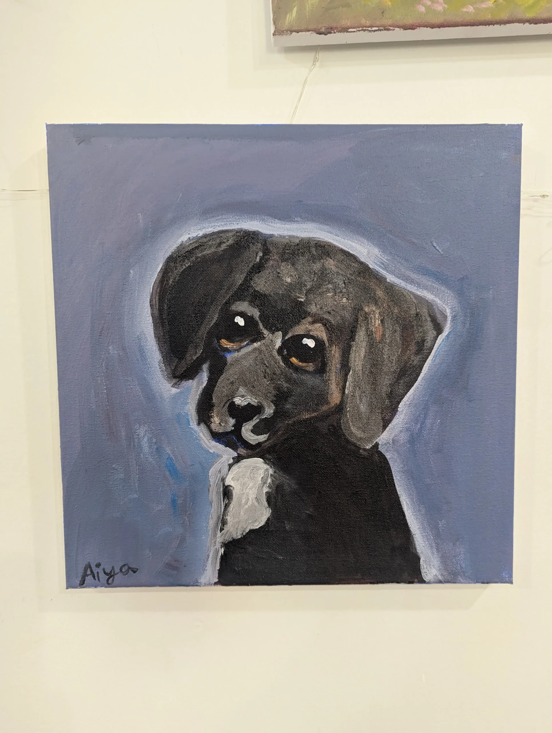 painting of dog