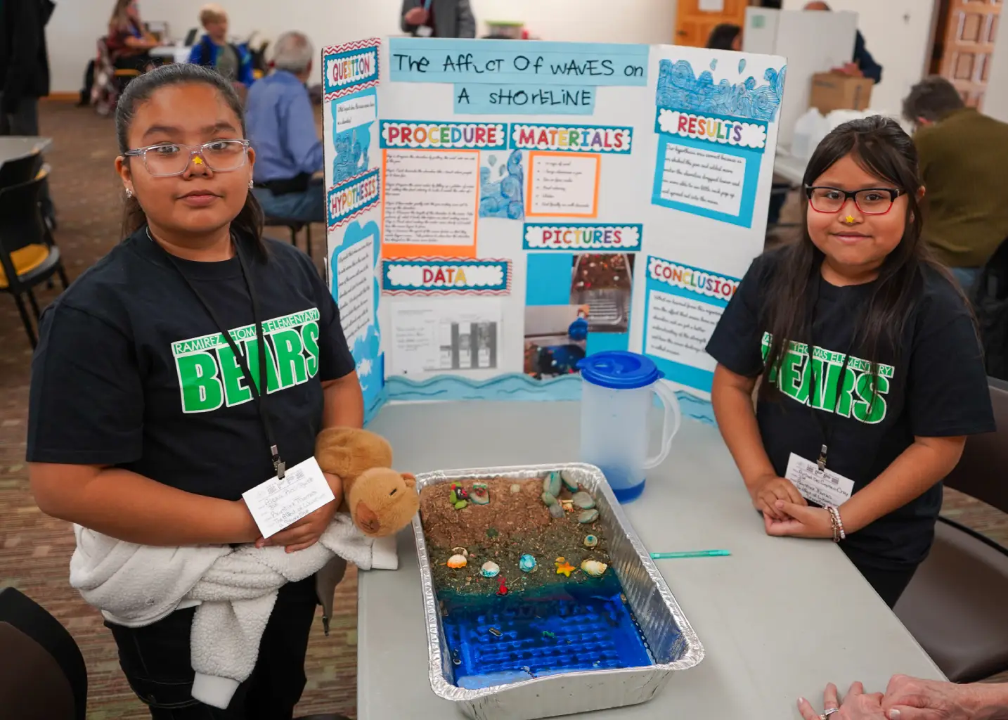 Students at Ramirez Thomas Elementary present at the 2024 SFPS STEM Fair. SFPS courtesy photo.