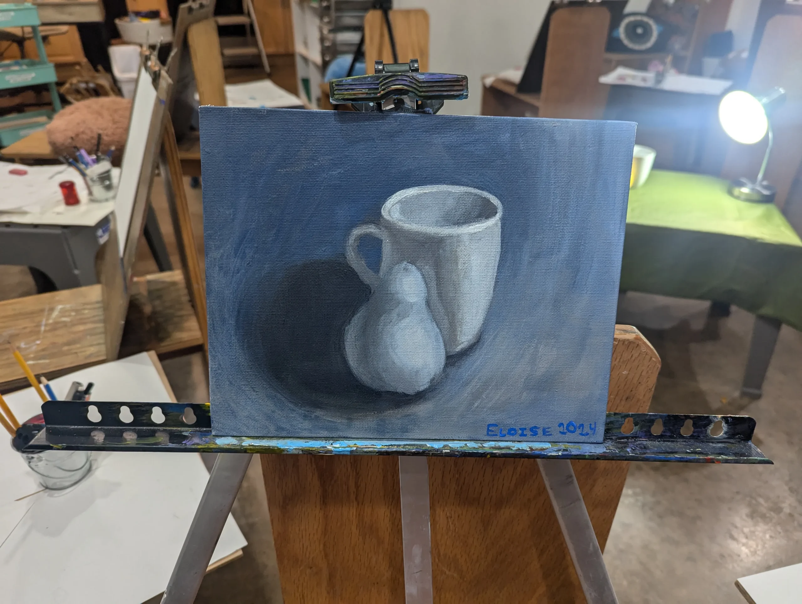 painting of cup