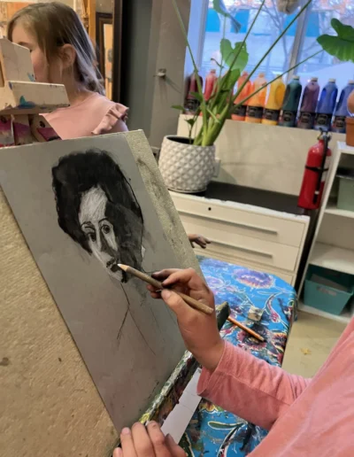 painting a portrait