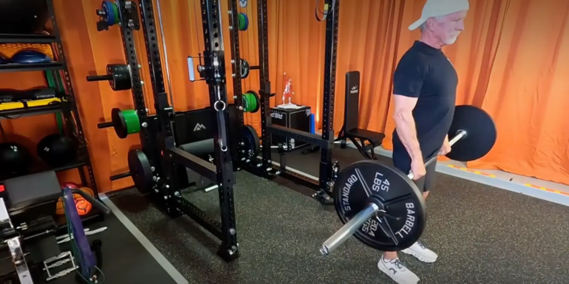 Gary working out