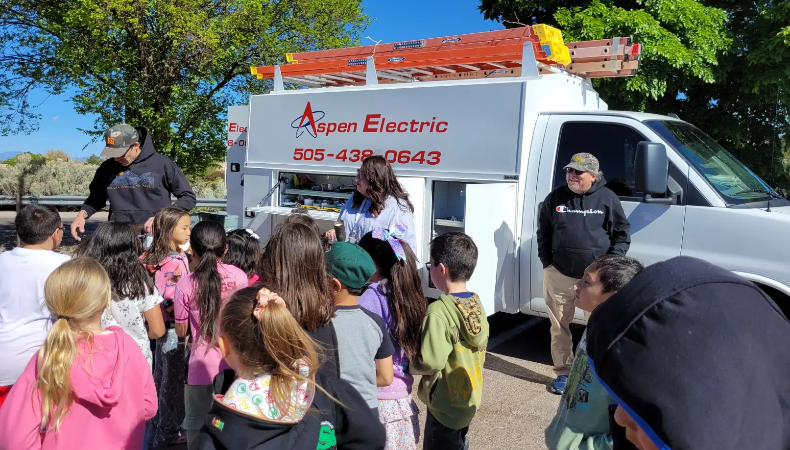 Students learn about a variety of career pathways at a recent career fair