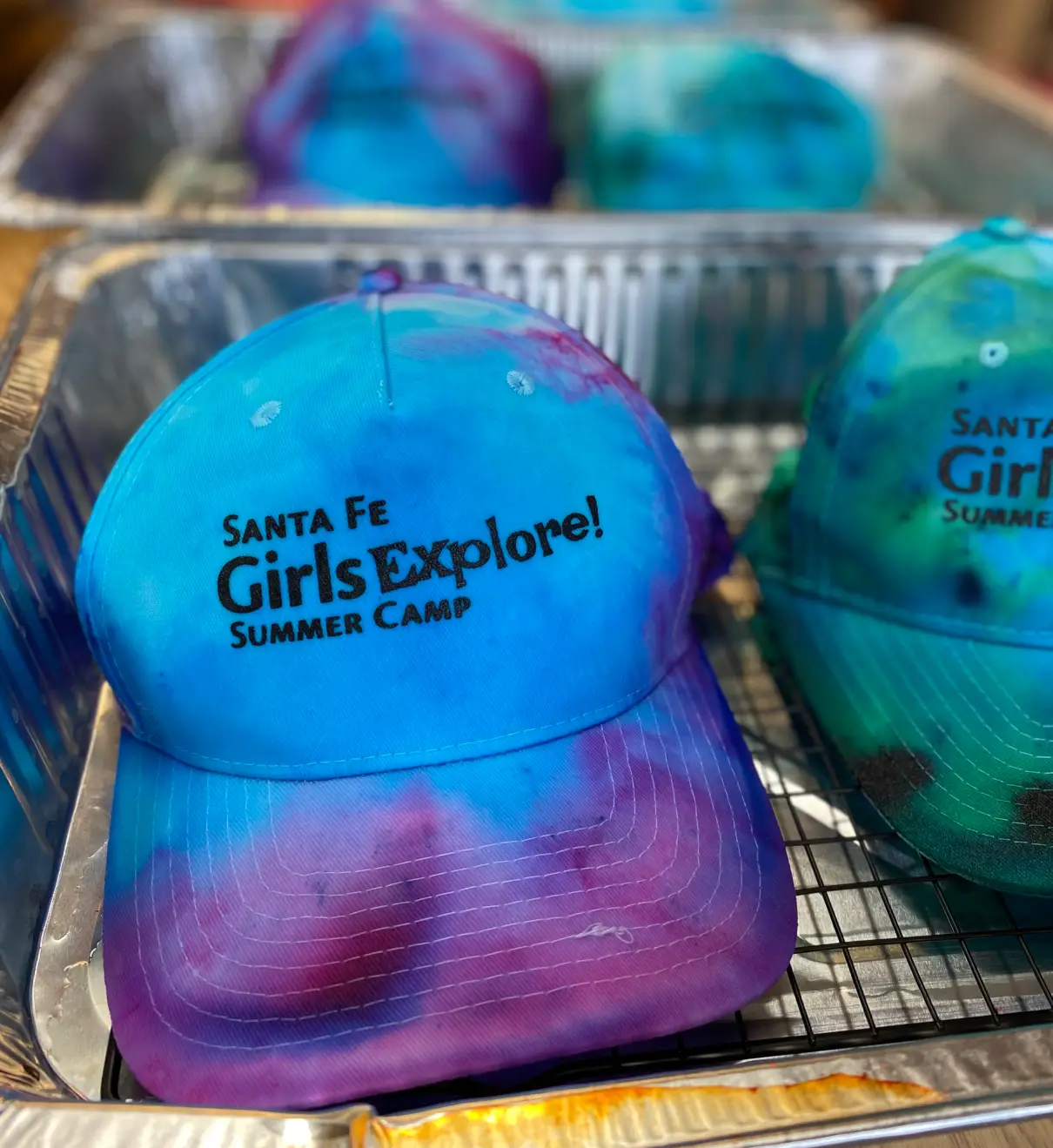 Tie-dye is a classic summer camp art project.