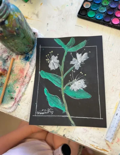 drawing of flower