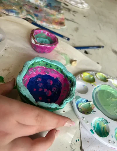 painting a bowl