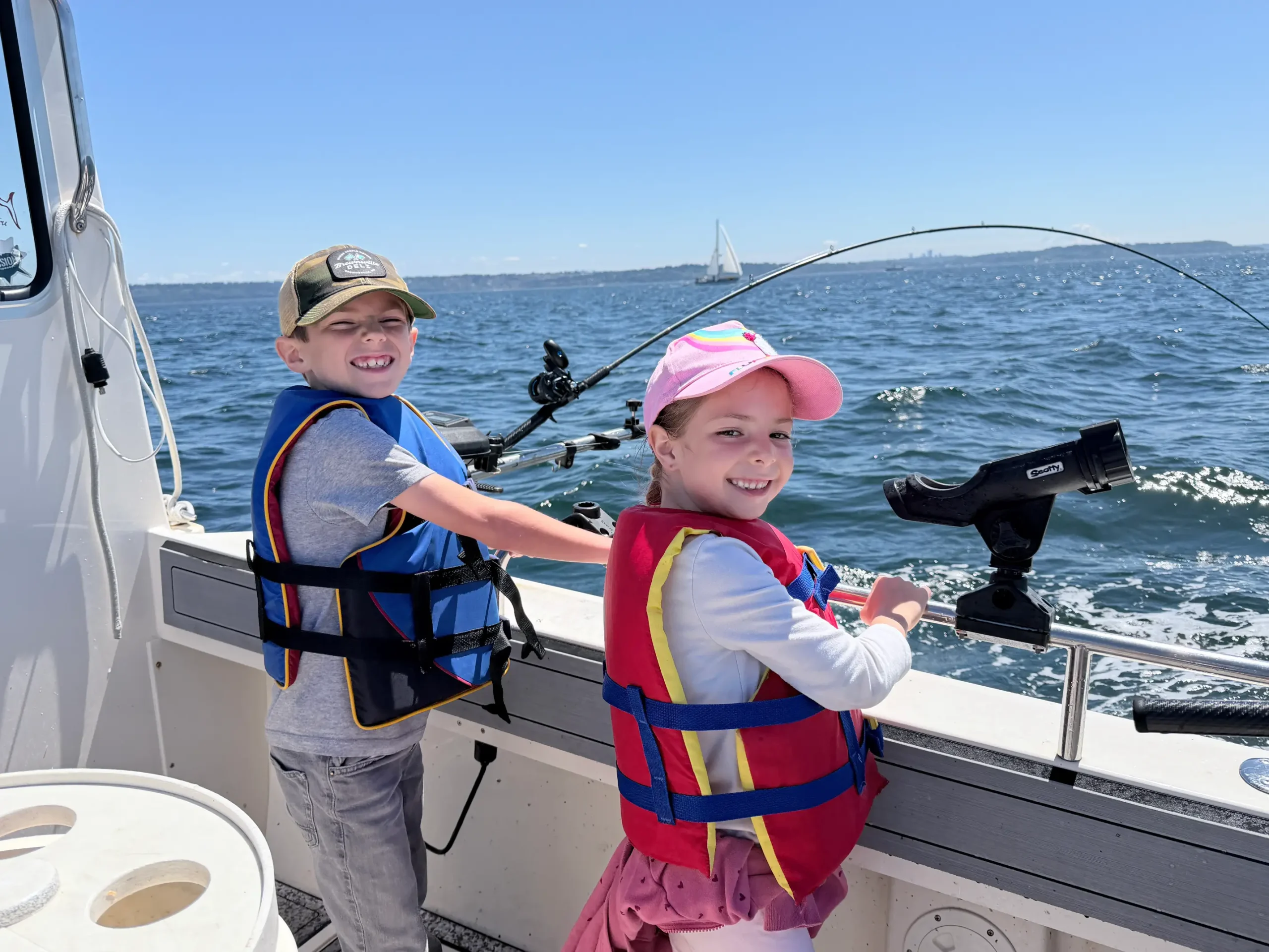 Salmon fishing and crabbing in Puget Sound this summer
